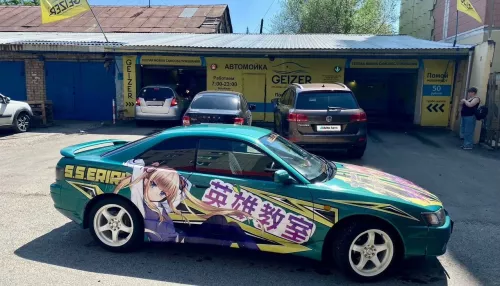 Редкую Toyota Sprinter с аниме-граффити продают в Барнауле. Фото
