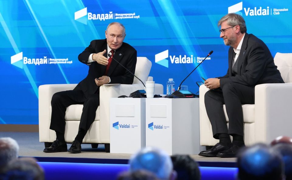 Владимир Путин на Валдае 2026