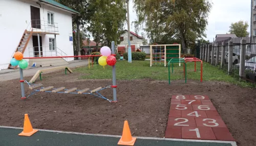 В барнаульском детсаду открылся современный спортивный городок