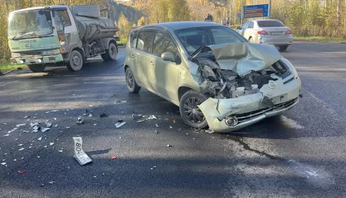 Nissan и Mitsubishi не поделили дорогу в Республике Алтай: пострадала девушка