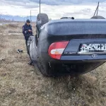 Toyota перевернулась на крышу в Республике Алтай: есть пострадавшие