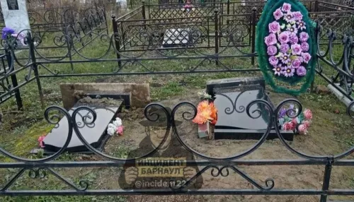 К погрому на кладбище Заринска могут быть причастны трое школьников