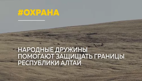 В Республике Алтай народные дружинники помогают пограничникам выявлять нарушителей