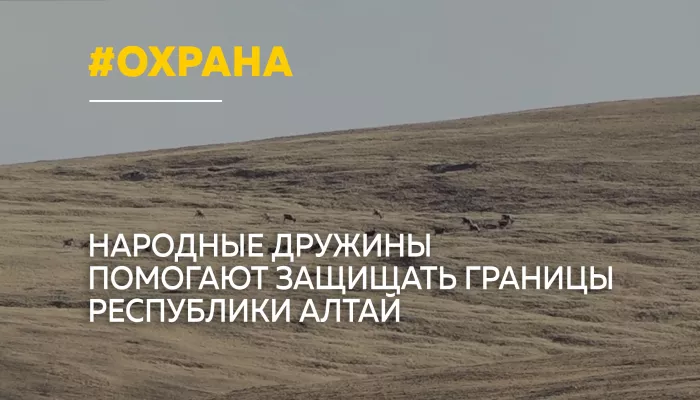 В Республике Алтай народные дружинники помогают пограничникам выявлять нарушителей