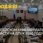 В Алтайском крае представили прогноз роста зарплат на ближайшие годы