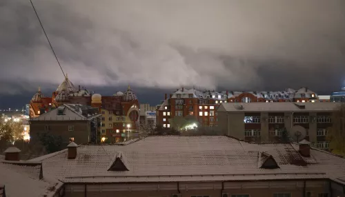 Похолодание с мокрым снегом и ветром до 90 км/ч пришло в Алтайский край