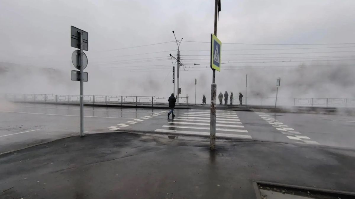 Коммунальная авария в Барнауле