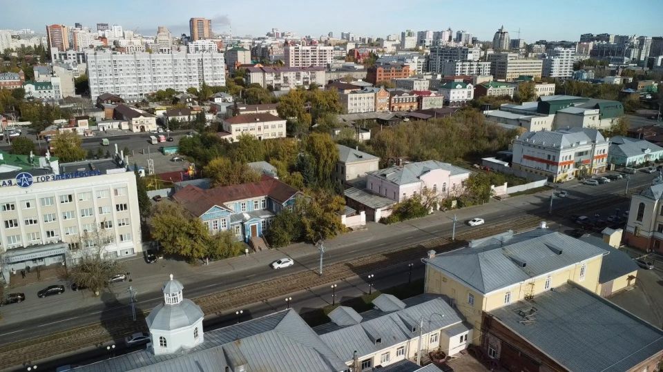 Барнаул с высоты птичьего полета