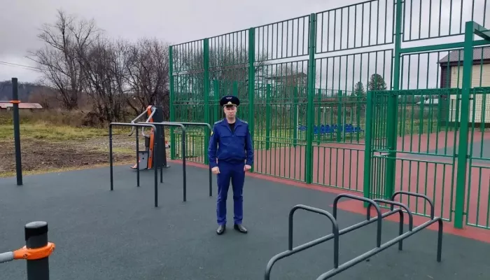 Умную спортплощадку построили в Республике Алтай после вмешательства прокуратуры