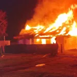 В алтайском селе Колыванское при пожаре погиб мужчина