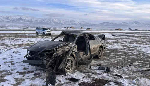 В жестком ДТП с перевертышем в Республике Алтай погибли два человека