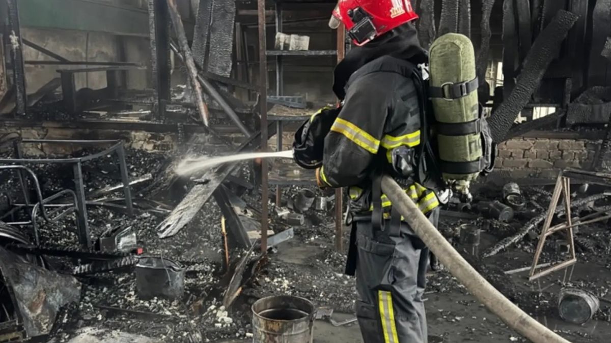 Пожар в Барнауле 30 октября