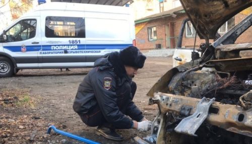 Шесть машин такси подожгли ночью в Бийске