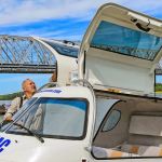 Пегас 5 начинает перевозку пассажиров через реку в Камне-на-Оби