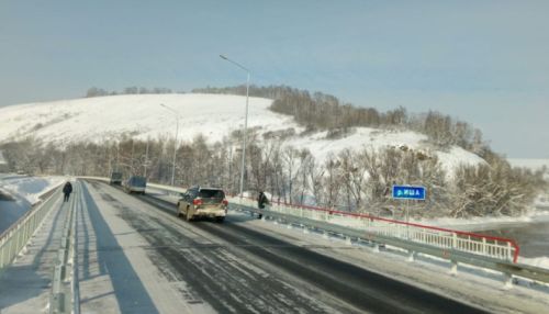 Движение по мосту через Ишу открыли на Чуйском тракте после ремонта