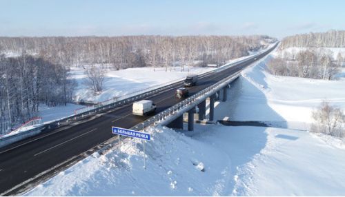 Мост через Большую Речку открыли после капремонта в Алтайском крае