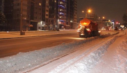 Мэрия отчиталась, как в Барнауле очищают дороги от снега