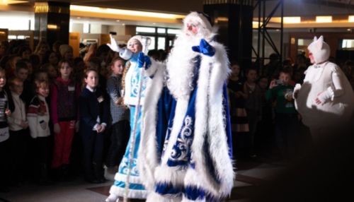 Открытие губернаторских ёлок в Барнауле. Фоторепортаж
