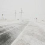 Алтайскую трассу закрыли для всех видов транспорта из-за нулевой видимости