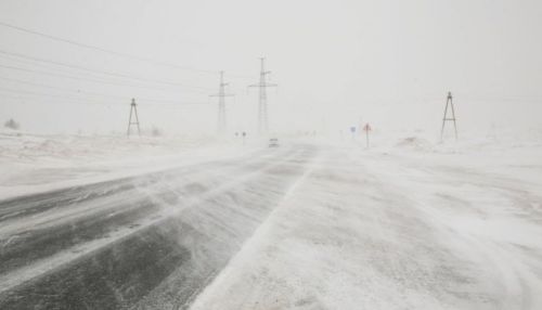 Алтайскую трассу закрыли для всех видов транспорта из-за нулевой видимости