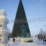 Главный новогодний городок в центре Барнаула демонтируют за три дня