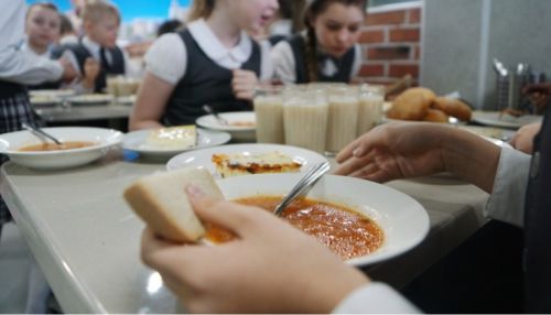 В барнаульской школе после жалобы Томенко поставили маячки и накормили родителей