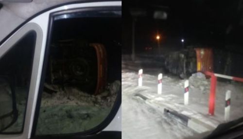 Автобус Барнаул – Кемерово перевернулся на трассе