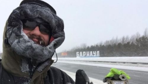 Путешественник из Забайкалья пешком добрался до Барнаула
