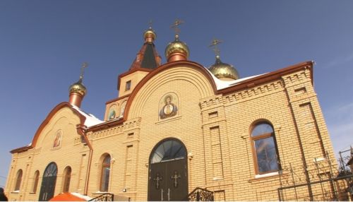 В нагорной части Барнаула воздвигли храм с уникальной мозаикой