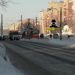Соцсети: В Барнауле трамвай слетел с рельсов
