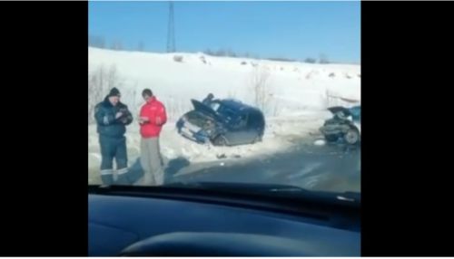 На трассе под Бийском произошло жесткое ДТП