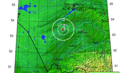 В 100 км от Барнаула произошло землетрясение