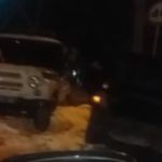 В Барнауле в серьезное ДТП попал полицейский УАЗ