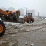 В Барнауле прорвало водопровод, на Малахова – потоки воды