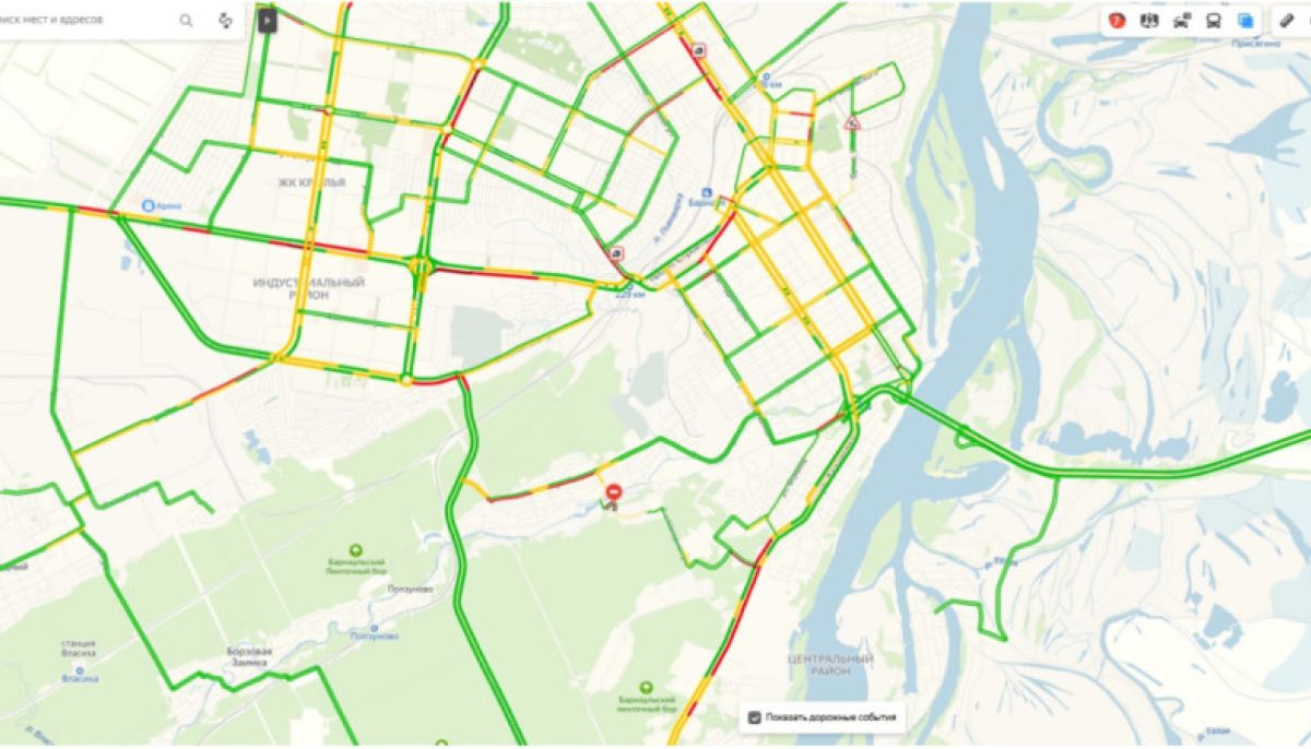 Карта пробок новочеркасск