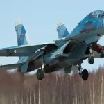 Российские военные сбили украинский истребитель Су-27