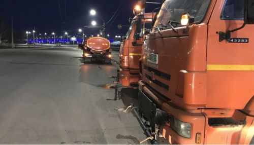 В ночь на 17 апреля в Барнауле обработают еще 22 дороги