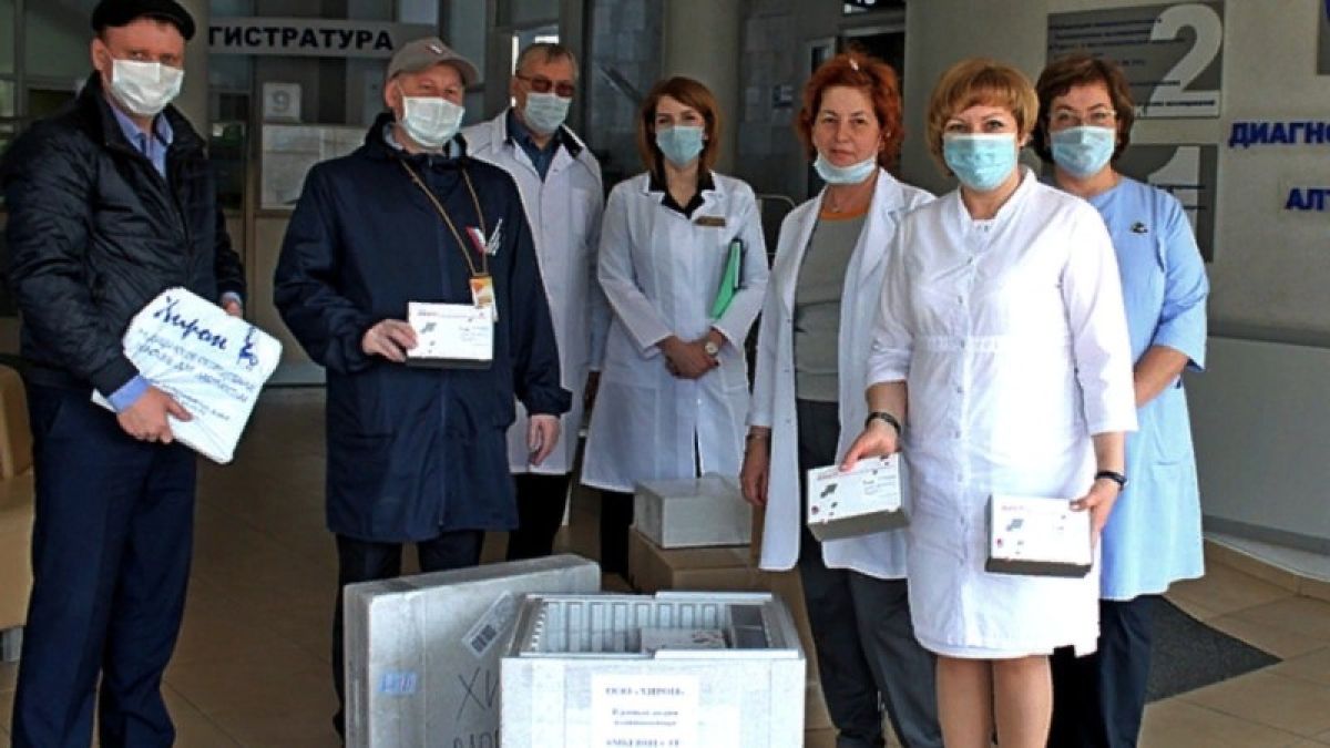 Тесты на коронавирус поступили в Диагностический центр Алтайского края