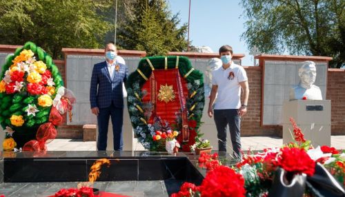 На Алтай-Коксе поддержали празднование 75-летия Победы
