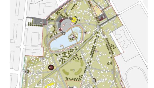 Как будет выглядеть обновленный барнаульский парк Изумрудный. Карта