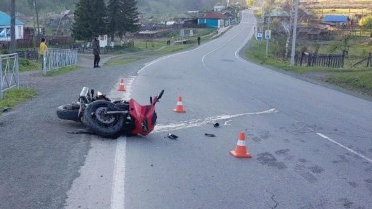 Молодой мотоциклист без прав погиб в Республике Алтай