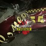 На алтайской трассе  в смертельном ДТП разбился автомобиль такси