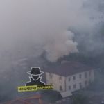 Сильный пожар произошел в Барнауле – один человек погиб