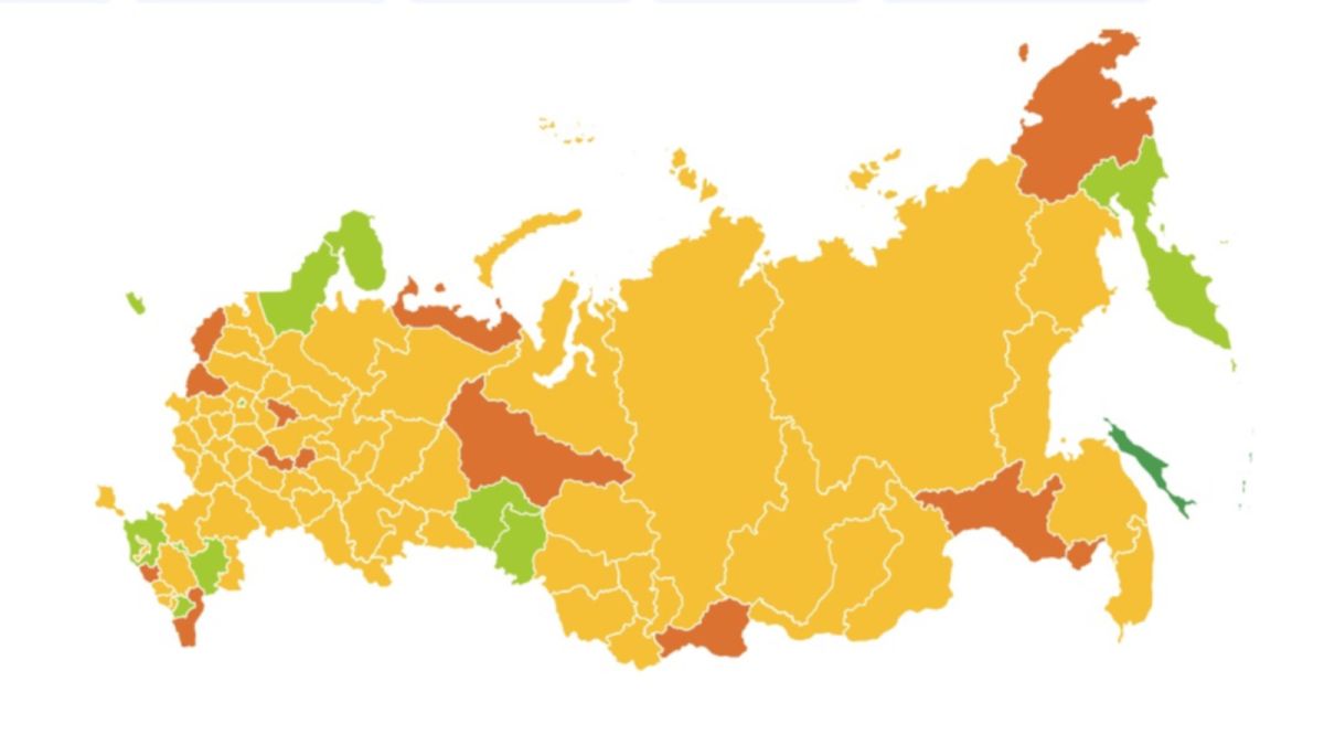 В Сети появилась карта выхода регионов из режима самоизоляции