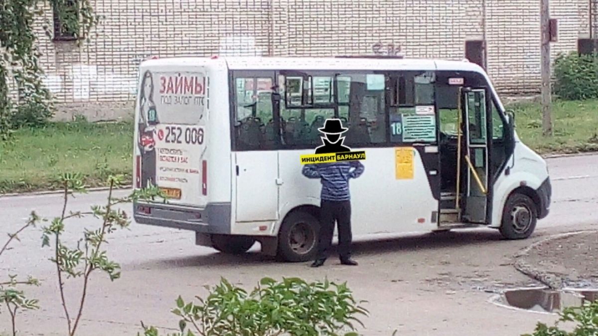 Полиция задержала шатающегося водителя "маршрутки" в Барнауле