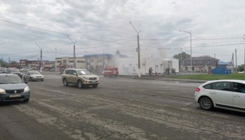 Хлопнул газ: возгорание случилось на новой автозаправке в Бийске