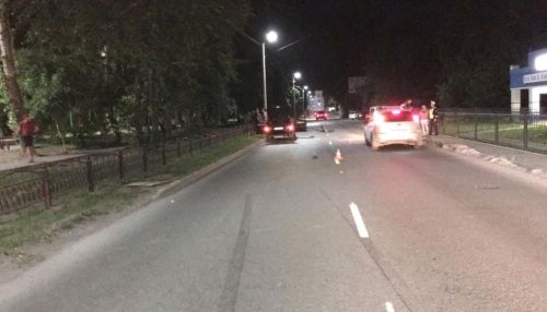 Пострадавший в коме: автомобиль сбил велосипедиста в Бийске