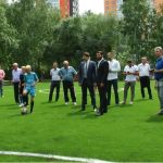 Первая тренировка по дворовому футболу прошла на новой площадке в Барнауле