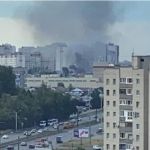 В частном секторе Индустриального района Барнаула произошел крупный пожар