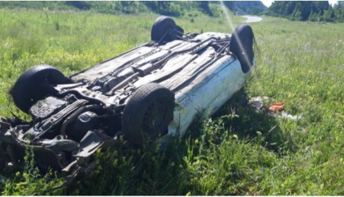 Пьяный водитель перевернулся в Долине смерти на Алтае